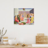 ペテロとシモン・マグス15世紀 ポスター (キッチン)