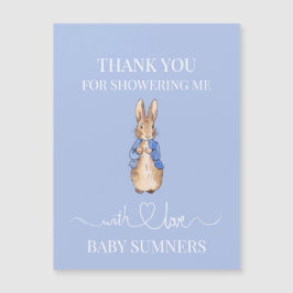 ペテロのオーソナライズウサギの赤ちゃんシャワーありがとう