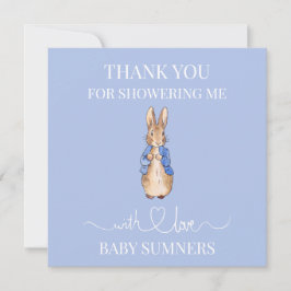 ペテロのオーソナライズウサギの赤ちゃんシャワーありがとう