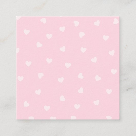 ペテロのオーダーメイドウサギありがとう エンクロージャーカード (裏面)