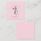 ペテロのオーダーメイドウサギありがとう エンクロージャーカード (正面/裏面)