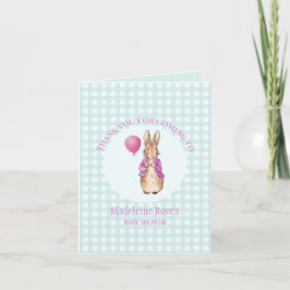 ペテロのオーダーメイドウサギありがとう サンキューカード