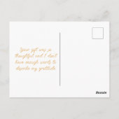 ペテロのオーダーメイドウサギありがとう ポストカード (裏面)