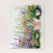 ペテロの庭のポット植物のウサギ ジグソーパズル (縦)