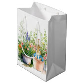 ペテロの庭のポット植物のウサギ ミディアムペーパーバッグ (正面アングル)