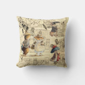 ペテロウサギ組成 クッション (正面)