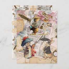 ペテロウサギ組成 ポストカード