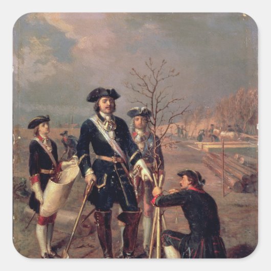 ペテロ素晴らし皇帝 スクエアシール (正面)