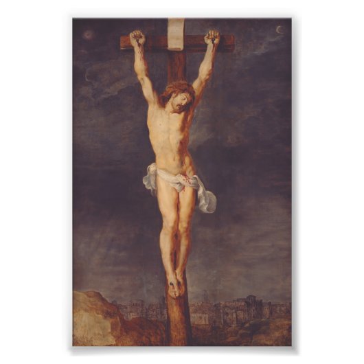 ペテロ・ポール・ルーベンスの十字架でキリストが死んだ フォトプリント (正面)