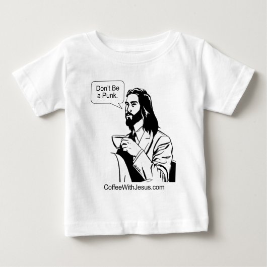 ペテンをするな ベビーTシャツ (正面)