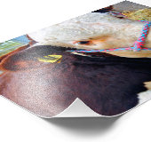 ペディグリーヘーフォードカウキャトル フォトプリント (角)