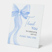 ペデスタルのサイン祝ありがとう！ 台座サイン (正面)