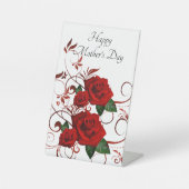 ペデスタルのサイン、ハッピーマザーの日 台座サイン (正面)