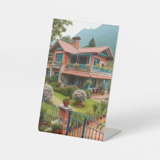 ペデスタルの看板 台座サイン