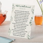 ペデスタルアートハス神の約束 台座サイン (インサイチュ)