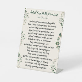 ペデスタルアートハス神の約束 台座サイン