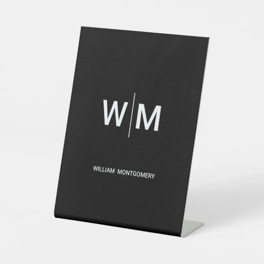 ペデスタルカスタムサインの作成 台座サイン (正面)