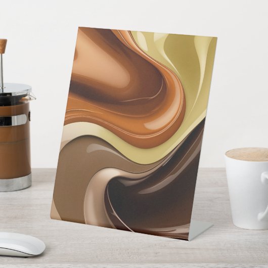 ペデスタルサインインスタイリッシュ抽象芸術 台座サイン (インサイチュ)