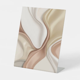 ペデスタルサインインスタイリッシュ抽象芸術 台座サイン