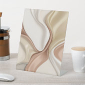 ペデスタルサインインスタイリッシュ抽象芸術 台座サイン (インサイチュ)