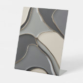 ペデスタルサインインスタイリッシュ抽象芸術 台座サイン (正面)