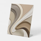 ペデスタルサインインスタイリッシュ抽象芸術 台座サイン (正面)