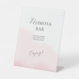 ペデスタルサインブライダルシャワーエレガントスタイル。 台座サイン