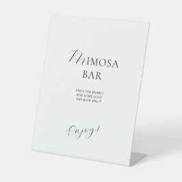 ペデスタルサインブライダルシャワーエレガントスタイル。 台座サイン