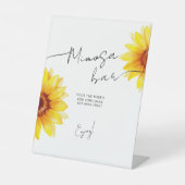 ペデスタルサインブライダルシャワーエレガントスタイル。 台座サイン (正面)