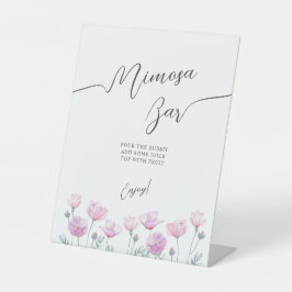 ペデスタルサインブライダルシャワーエレガントスタイル。 台座サイン