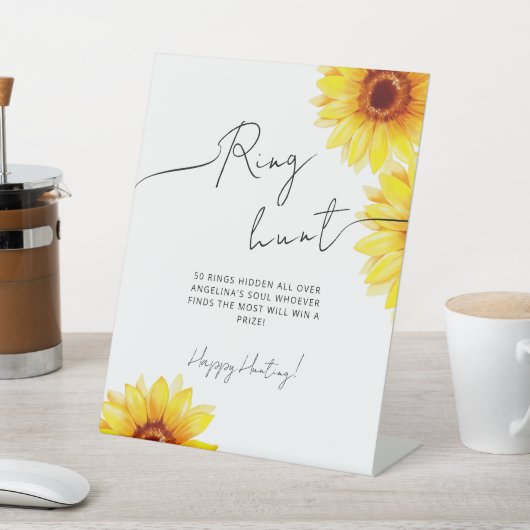 ペデスタルサインブライダルシャワーエレガントスタイル。 台座サイン (インサイチュ)