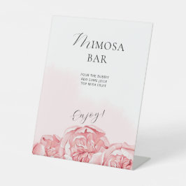 ペデスタルサインブライダルシャワーエレガントスタイル。 台座サイン