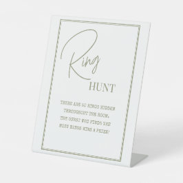 ペデスタルサインリングや輪狩りブライダルシャワー。 台座サイン