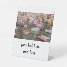 ペデスタルサイン結婚式の日 台座サイン