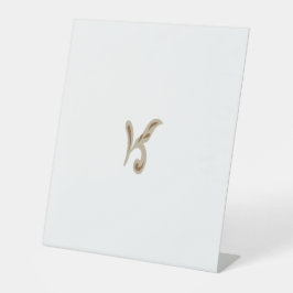 ペデスタルパーソナライズされたシンボルや象徴あなたの特別な機会 台座サイン