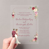 ペデスタル標識 アクリル招待状 (インサイチュ (ポータブル))