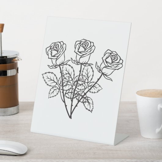 ペデスタル標識 台座サイン (インサイチュ)