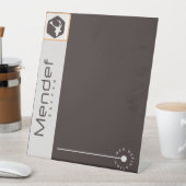 ペデスタル標識 台座サイン (インサイチュ)