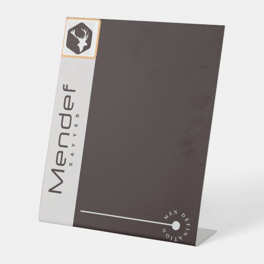 ペデスタル標識 台座サイン (正面)