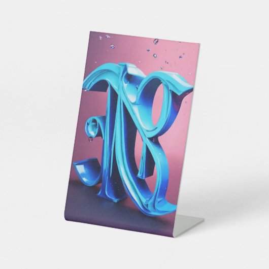 ペデスタル標識 台座サイン (正面)