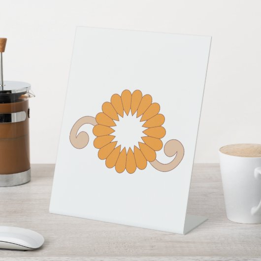 ペデスタル標識 台座サイン (インサイチュ)