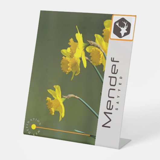 ペデスタル標識 台座サイン (正面)