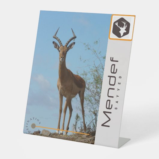 ペデスタル標識 台座サイン (正面)