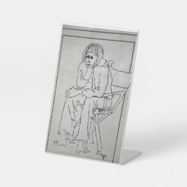 ペデスタル考え標識 台座サイン