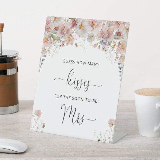 ペデスタル記号のキスブライダルシャワー数を推測 台座サイン (インサイチュ)