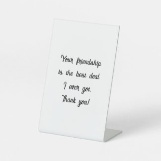 ペデスタル記号、4" X 6" 台座サイン