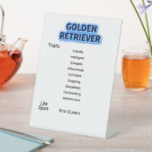 ペデスタル記号、4" X 6" 台座サイン (インサイチュ)