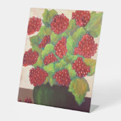 ペデスタル記号、4" X 6" 台座サイン (正面)