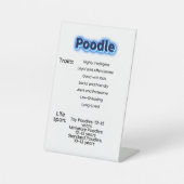 ペデスタル記号、4" X 6" 台座サイン (正面)