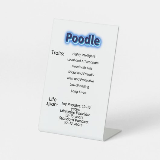 ペデスタル記号、4" X 6" 台座サイン (正面)